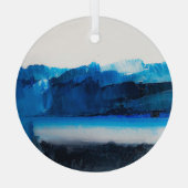 Abstract canvas: moderne kunsttextuur. glas ornament (Achterkant)