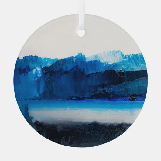 Abstract canvas: moderne kunsttextuur. glas ornament (Achterkant)