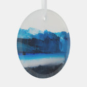 Abstract canvas: moderne kunsttextuur. glas ornament (Voorkant Rechts)