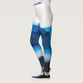 Abstract canvas: moderne kunsttextuur. leggings (Links)