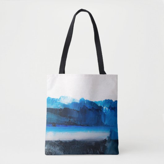 Abstract canvas: moderne kunsttextuur. tote bag (Voorkant)