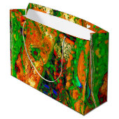 Abstract carnavalmasker gekleurd groot cadeauzakje (Achterkant Gekanteld)