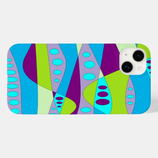 Abstract Case-Mate iPhone Case (Achterkant (horizontaal))