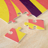 Abstract Cat: Pop Art Psychedelic Swirl Legpuzzel (Zijkant)