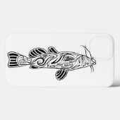 Abstract Catfish iPhone 6 Hoesje (Achterkant (horizontaal))