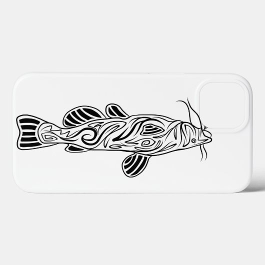 Abstract Catfish iPhone 6 Hoesje (Achterkant (horizontaal))