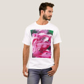 Abstract Chaos Schilderij Wallpaper Design T-shirt (Voorkant volledig)
