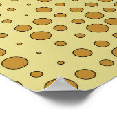 Abstract chaotic halfton. Texture of dots. Futuris Poster (Hoek)