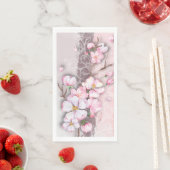 Abstract Cherry Blossom Paper Gust Towel Servet (Insitu)