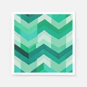 Abstract Chevron patroon in Groenen Servet