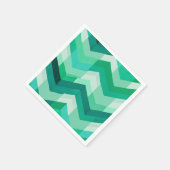 Abstract Chevron patroon in Groenen Servet (Hoek)