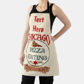 Abstract Chicago Design voeg tekst toe, Schort (Insitu)