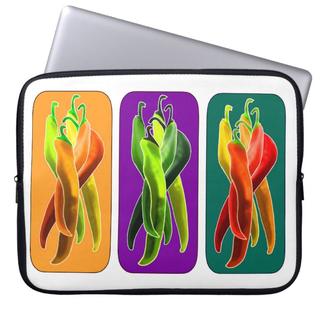 Abstract Chiles Laptop Hoes (Voorkant)