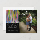 Abstract Chindi sparen het Briefkaart van de Foto  (Voorkant / Achterkant)