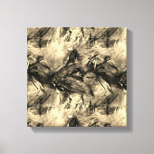 Abstract Chinees Rat Year Zodiac Birthday Canvas P (Voorkant)
