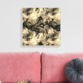 Abstract Chinees Rat Year Zodiac Birthday Canvas P (Insitu (Woonkamer))