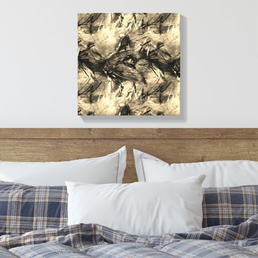 Abstract Chinees Rat Year Zodiac Birthday Canvas P (Insitu (Slaapkamer))