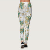 Abstract Christmas Art Leggings (Achterkant)