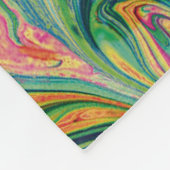 Abstract | CHRISTMAS STARS | Groen | Festief Fleece Deken (Hoek)