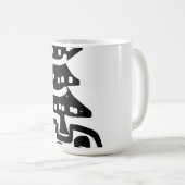 Abstract Christmas Tree Koffiemok (Voorkant rechts)