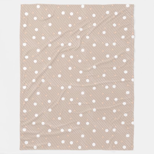 Abstract Circle Kust Zand Gekleurde Strand Hues Fleece Deken (Voorkant)