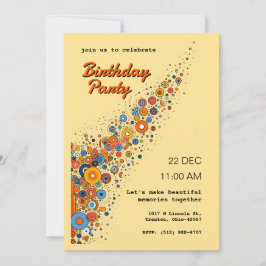 Abstract Circle-thema gepersonaliseerd Kaart