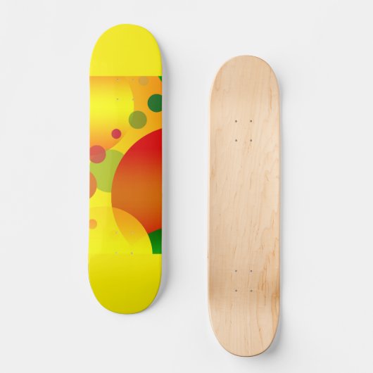 ABSTRACT CIRCLES Skateboard (Voorkant)