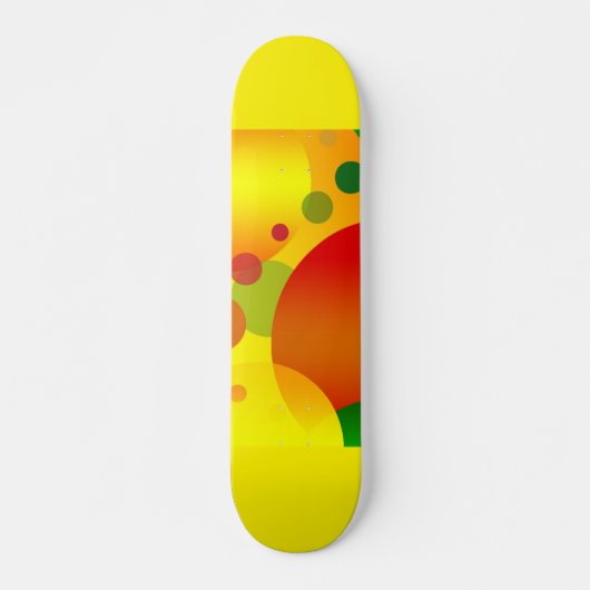 ABSTRACT CIRCLES Skateboard (Voorkant)