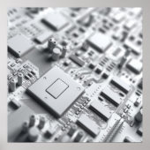 Abstract circuit board poster (Voorkant)