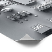 Abstract circuit board poster (Hoek)