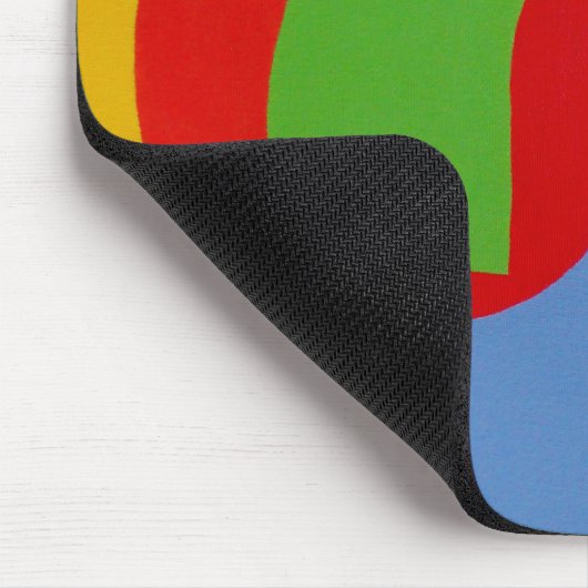 Abstract Circular Pattern Mousepad Muismat (Hoek)