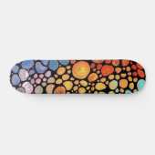 abstract cirkeldek persoonlijk skateboard (Horizontaal)