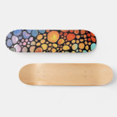 abstract cirkeldek persoonlijk skateboard (Horizontaal)