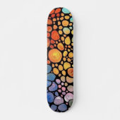 abstract cirkeldek persoonlijk skateboard (Voorkant)