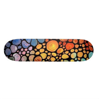 abstract cirkeldek persoonlijk skateboard