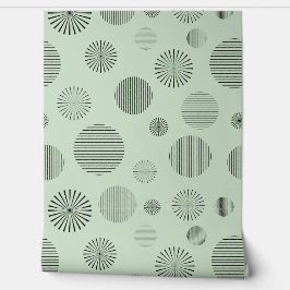 Abstract cirkelenontwerp behang