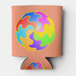 Abstract cirkelformulier blikjeskoeler