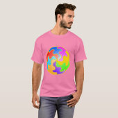 Abstract cirkelformulier t-shirt (Voorkant volledig)