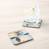 Abstract cirkelpatroon bier onderzetter (Rechterzijde)