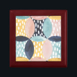 Abstract cirkelpatroon cadeaudoosje<br><div class="desc">Abstract cirkelpatroon. Artiest: Grace Popp. Afbeelding-ID: 150359D.</div>