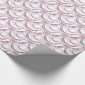 Abstract cirkelpatroon cadeaupapier (Hoek)