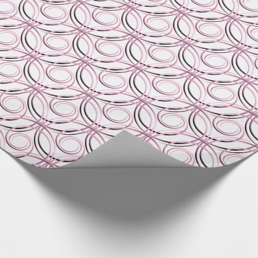 Abstract cirkelpatroon cadeaupapier (Hoek)