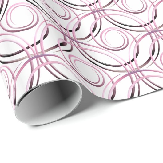 Abstract cirkelpatroon cadeaupapier (Rol Hoek)