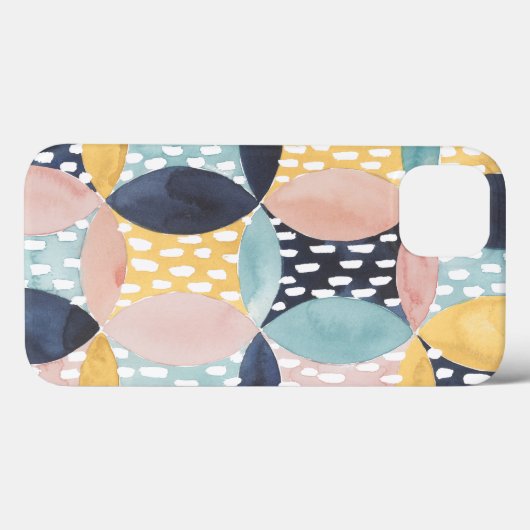 Abstract cirkelpatroon Case-Mate iPhone case (Achterkant (horizontaal))