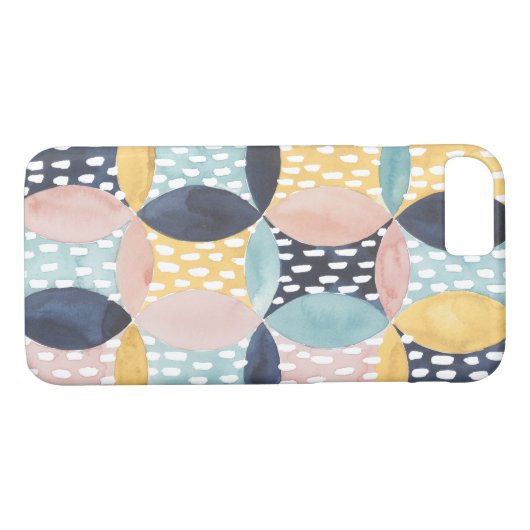 Abstract cirkelpatroon Case-Mate iPhone case (Achterkant (Horizontaal))