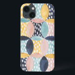 Abstract cirkelpatroon Case-Mate iPhone case<br><div class="desc">Abstract cirkelpatroon. Artiest: Grace Popp. Afbeelding-ID: 150359D.</div>