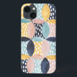 Abstract cirkelpatroon Case-Mate iPhone case<br><div class="desc">Abstract cirkelpatroon. Artiest: Grace Popp. Afbeelding-ID: 150359D.</div>