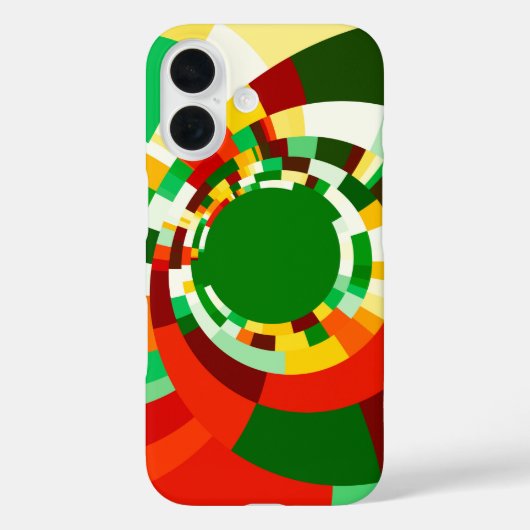 Abstract cirkelpatroon Case-Mate iPhone case (Achterkant)
