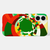 Abstract cirkelpatroon Case-Mate iPhone case (Achterkant (horizontaal))