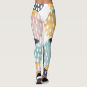 Abstract cirkelpatroon leggings (Achterkant)